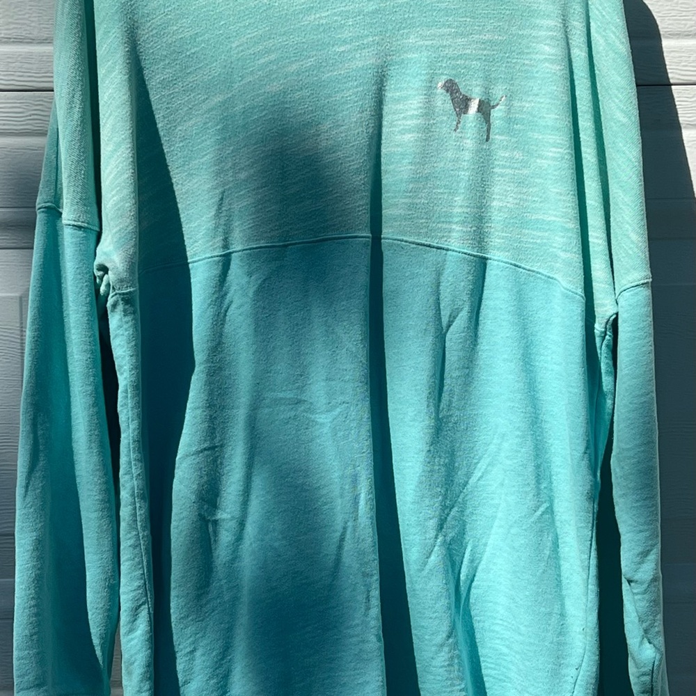 Victoria's Secret PINK Teal Knit Top